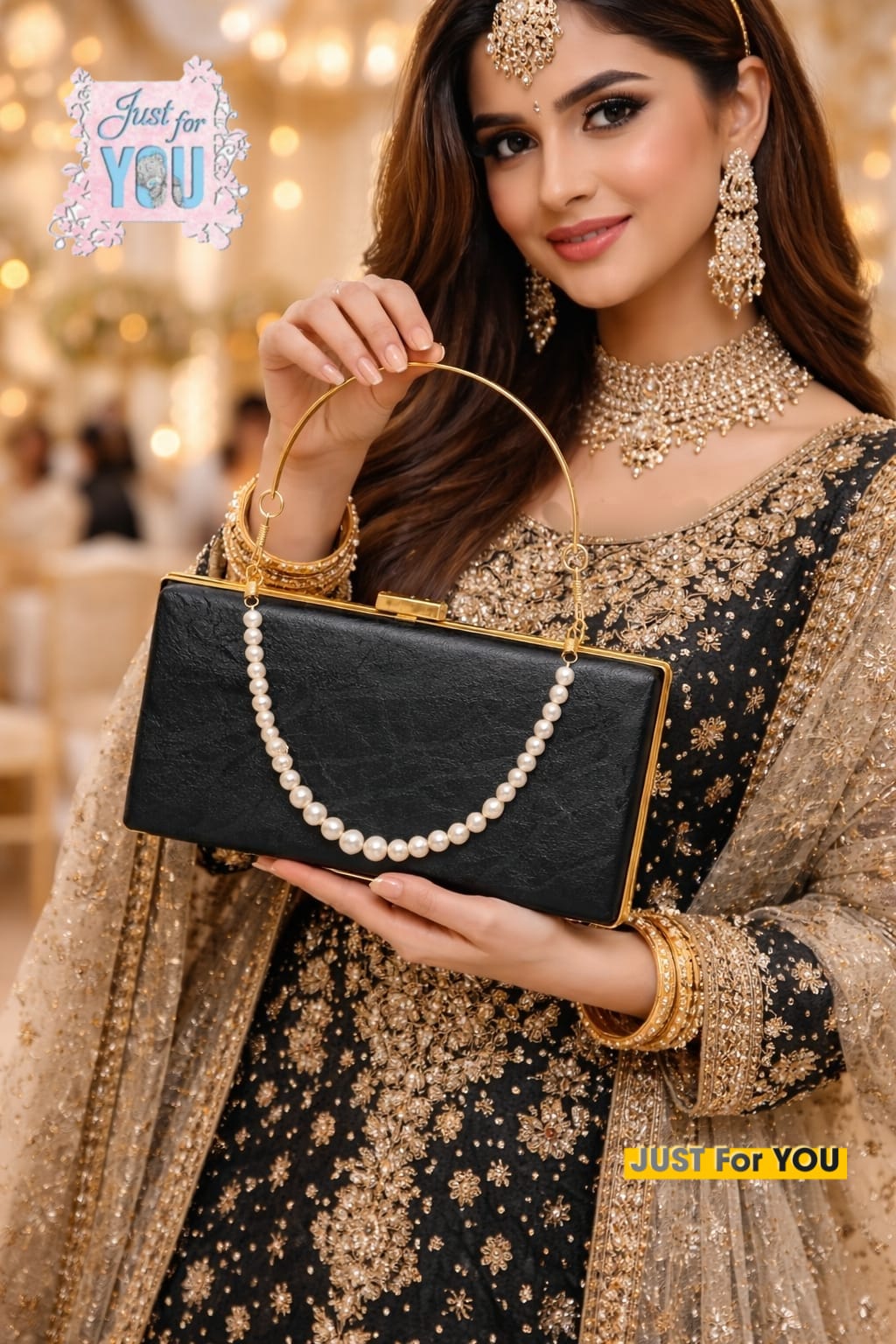 FANCY CLUTCHES FOR WOMEN BEST FOR WEDDING FUNCTIONS - HB008-1