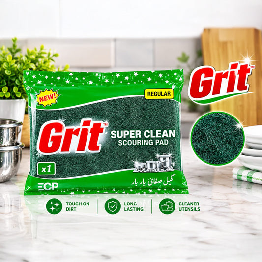 Grit Super Clean Scouring Pad Regular – Single