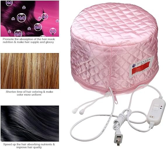 Hair Care Thermal Head Spa Cap Treatment With Beauty Steamer
