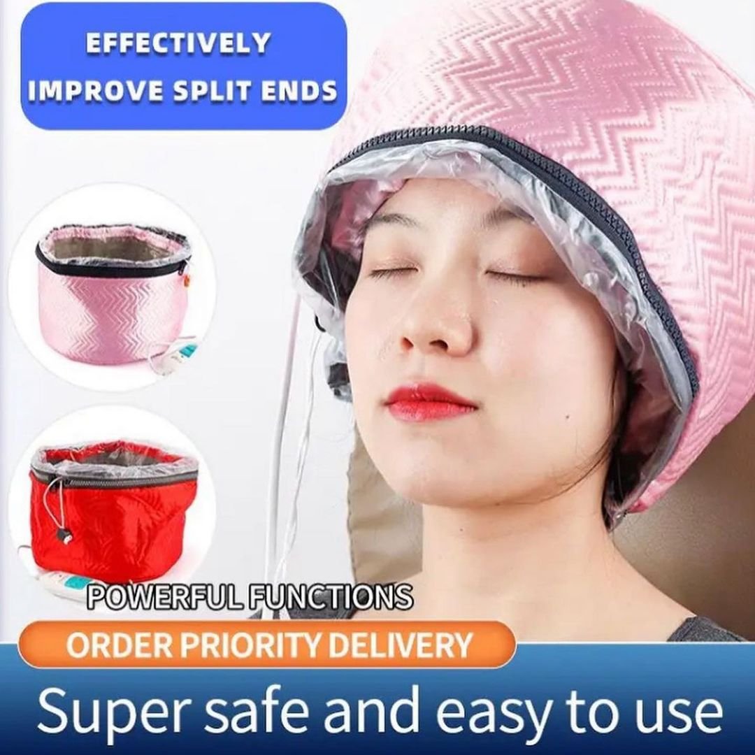 Hair Care Thermal Head Spa Cap Treatment With Beauty Steamer