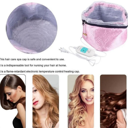 Hair Care Thermal Head Spa Cap Treatment With Beauty Steamer