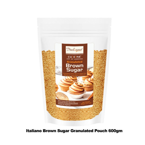 Italiano Granulated Brown Sugar Pouch 600gm