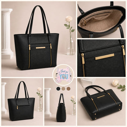 LEATHER BAG PERFECT FOR UNIVERSITY, OFFICE, SHOPPING - HB011 - 1