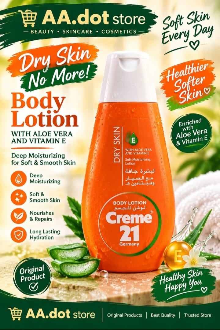 Creme 21 Body Lotion with Aloe Vera & Vitamin E