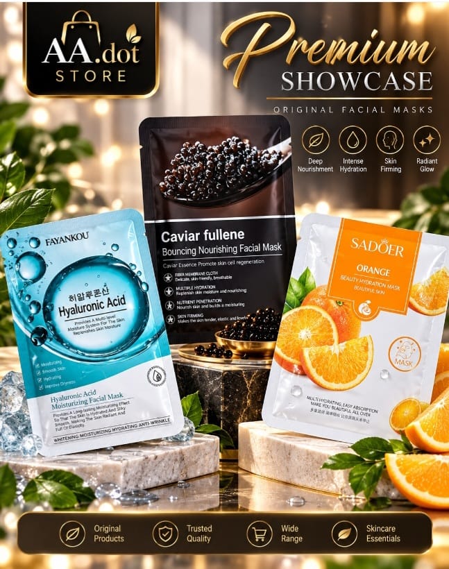 Assorted Facial Sheet Mask - Orange (Vitamin C Radiance)