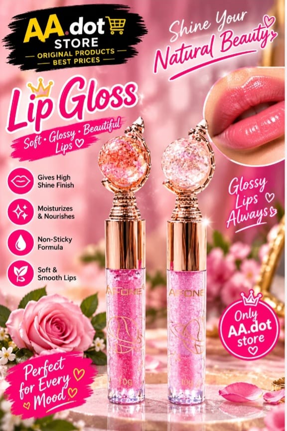 Aifone Crystal Lip Gloss - High Shine Moisturizing Gloss