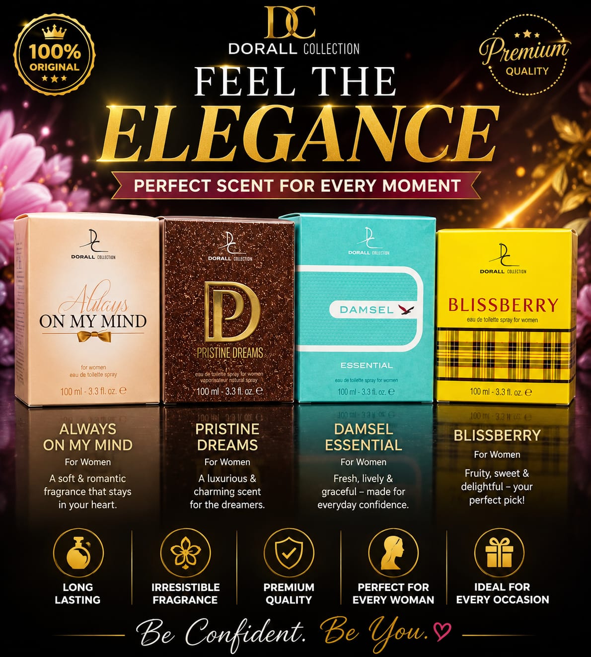 Dorall Collection Men's Perfume 100ml - HOT DAMSEL - View 4