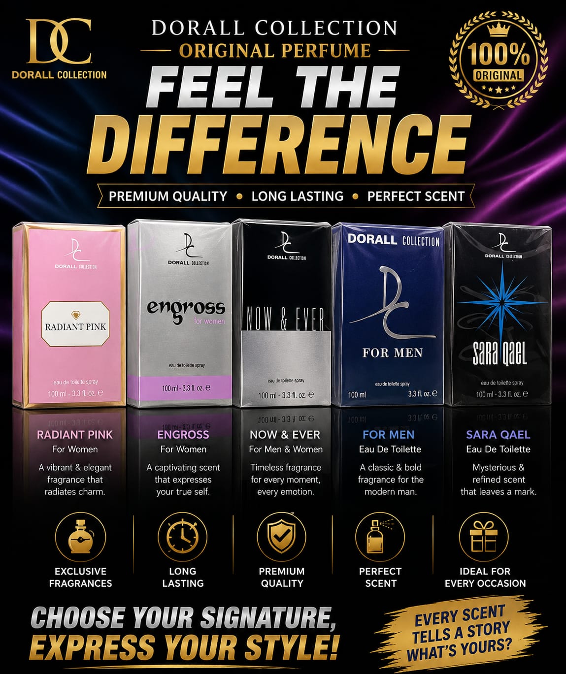 Dorall Collection Men's Perfume 100ml - RED Secret - View 5