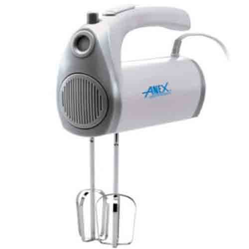 Anex Electric Hand Mixer - White & Grey (AG-390 Ex) - Win Bachat