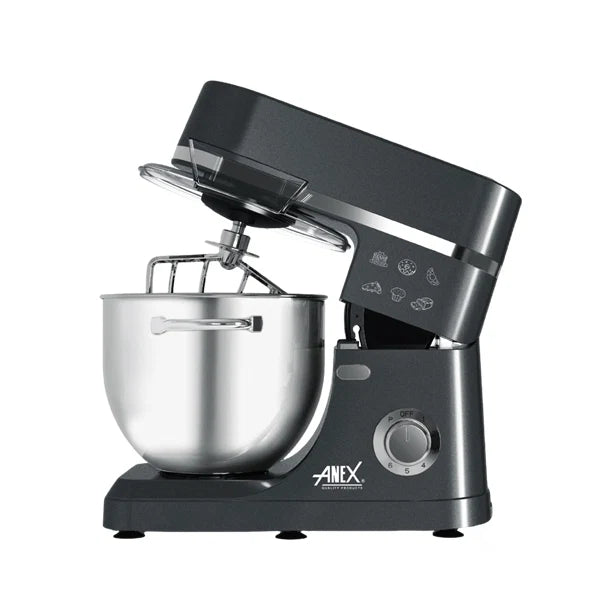 ANEX Multi-Speed Stand Mixer with Stainless Steel Bowl (AG-820) - Win Bachat