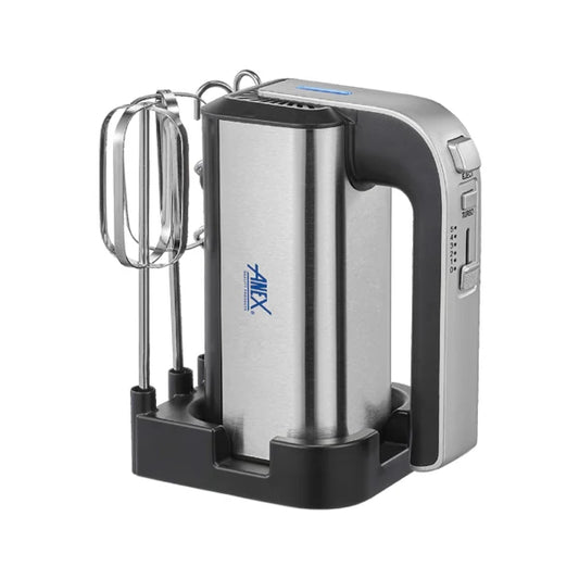 Anex Electric Hand Mixer with Stand & Beater Storage (AG-821) - Win Bachat