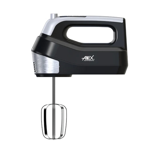 Anex Electric Hand Mixer - Black & Silver (AG-823) - Win Bachat