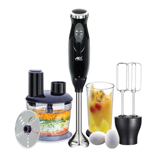 ANEX Multi-Function Hand Blender, Chopper & Mixer Set (AG-140) - Win Bachat