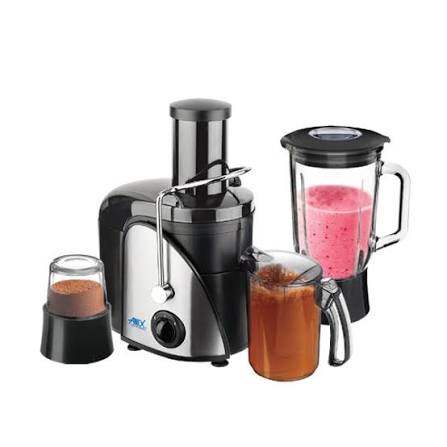 Anex 3-in-1 Juicer, Blender & Grinder with Juice Jug (AG-181) - Win Bachat