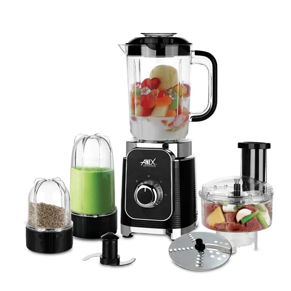Anex Multifunction Blender, Chopper & Grinder with Processing Discs (AG-2146EX) - Win Bachat