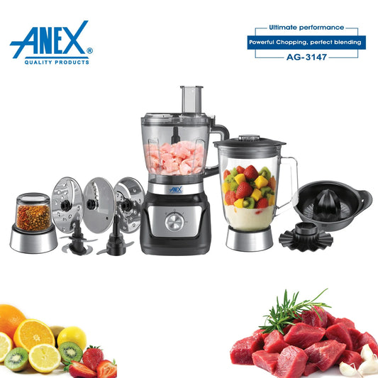 Anex AG-3147 Food Processor, Blender & Grinder Set - Win Bachat