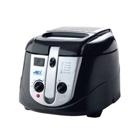 Anex Electric Deep Fryer - Black (AG-2014) - Win Bachat