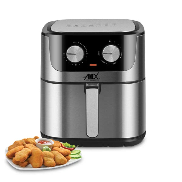 Anex AG-2015 Air Fryer - Stainless Steel Finish - View 2 - Win Bachat