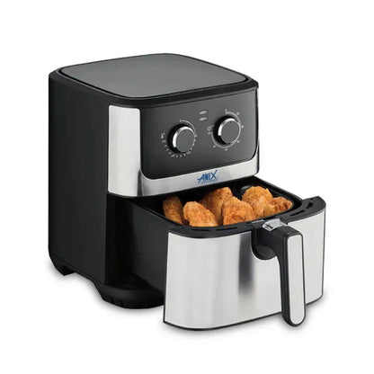Anex AG-2016 Air Fryer - Black & Stainless Steel - Win Bachat
