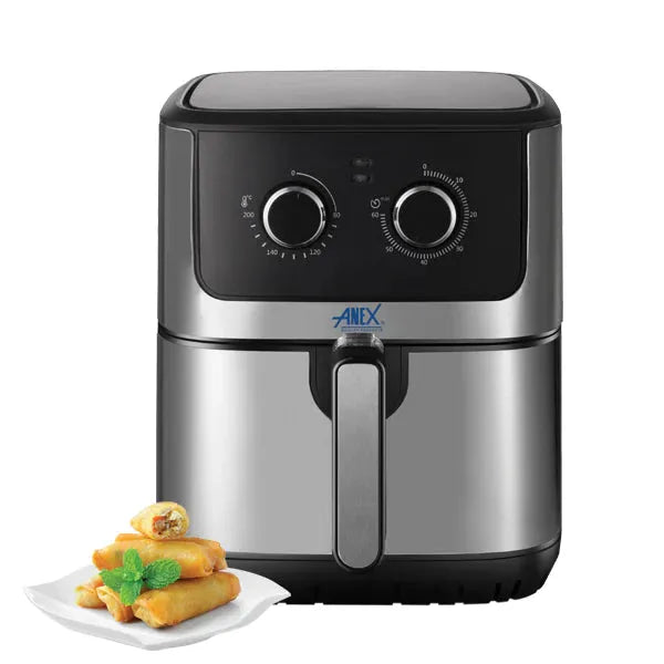 Anex AG-2016 Air Fryer - Black & Stainless Steel - View 2 - Win Bachat