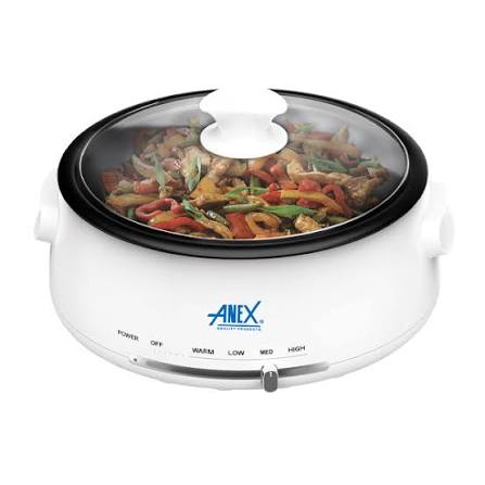Anex Electric Multi Cooker with Cooking Pot & Glass Lid (AG-2022) - Win Bachat