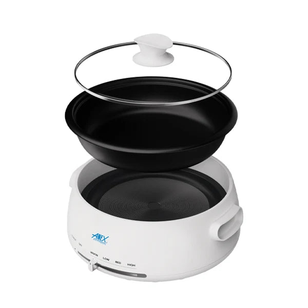 Anex Electric Multi Cooker with Cooking Pot & Glass Lid (AG-2022) - View 2 - Win Bachat