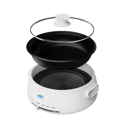 Anex Electric Multi Cooker with Cooking Pot & Glass Lid (AG-2022) - View 2 - Win Bachat