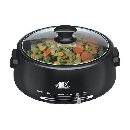 Anex Electric Multi Cooker with Cooking Pot & Glass Lid (AG-2022) - View 3 - Win Bachat