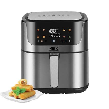 Anex Digital Air Fryer - Stainless Steel Finish (AG-2025) - View 2 - Win Bachat
