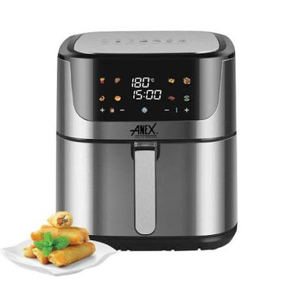 Anex Digital Air Fryer - Stainless Steel Finish (AG-2025) - View 2 - Win Bachat