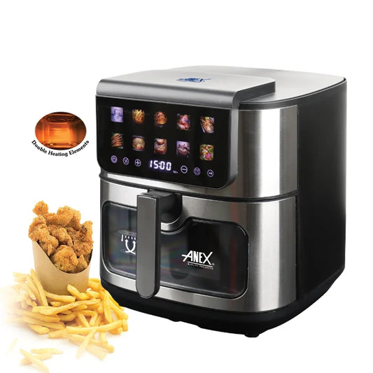 Anex Digital Air Fryer with Viewing Window (AG-2125) - Win Bachat
