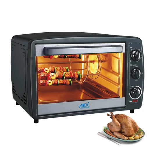 Anex Deluxe Electric Oven Toaster with Rotisserie (AG-1065Ex) - Win Bachat