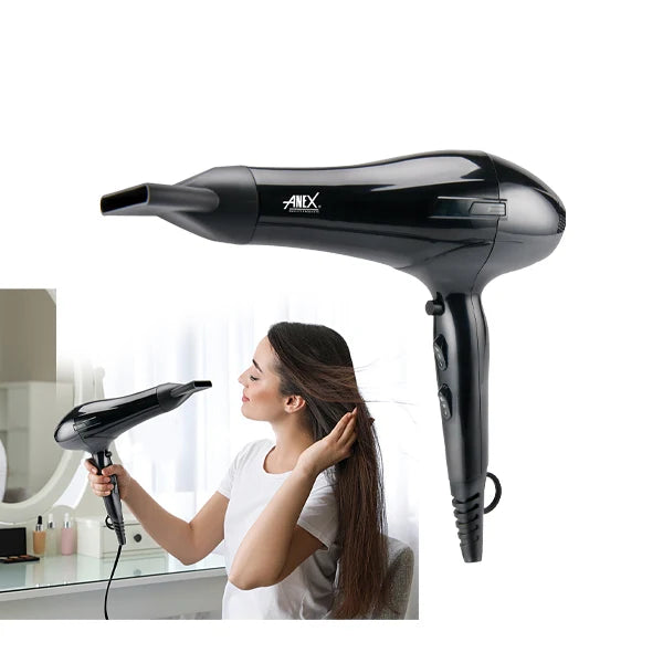 Anex Deluxe Salon-Style Hair Dryer (AG-7029) - Win Bachat