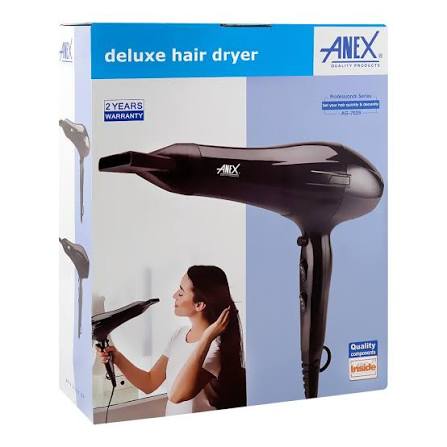 Anex Deluxe Salon-Style Hair Dryer (AG-7029) - View 3 - Win Bachat