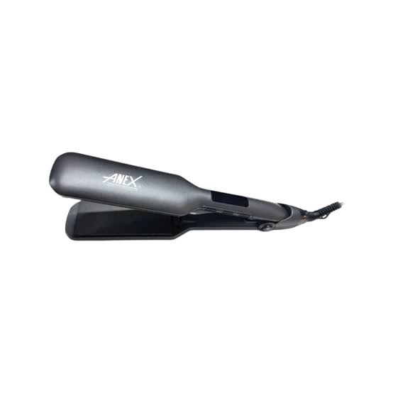Anex Wide Plate Hair Straightener - Black (AG-7041) - Win Bachat