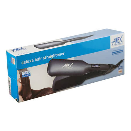 Anex Wide Plate Hair Straightener - Black (AG-7041) - View 2 - Win Bachat
