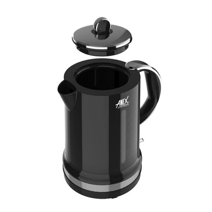 Anex Electric Kettle with 1.7L Water Level Gauge - Black (AG-4067) - Win Bachat