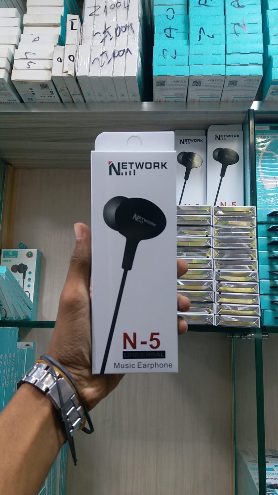 Network N-5 Universal Wired Music Earphone - Win Bachat