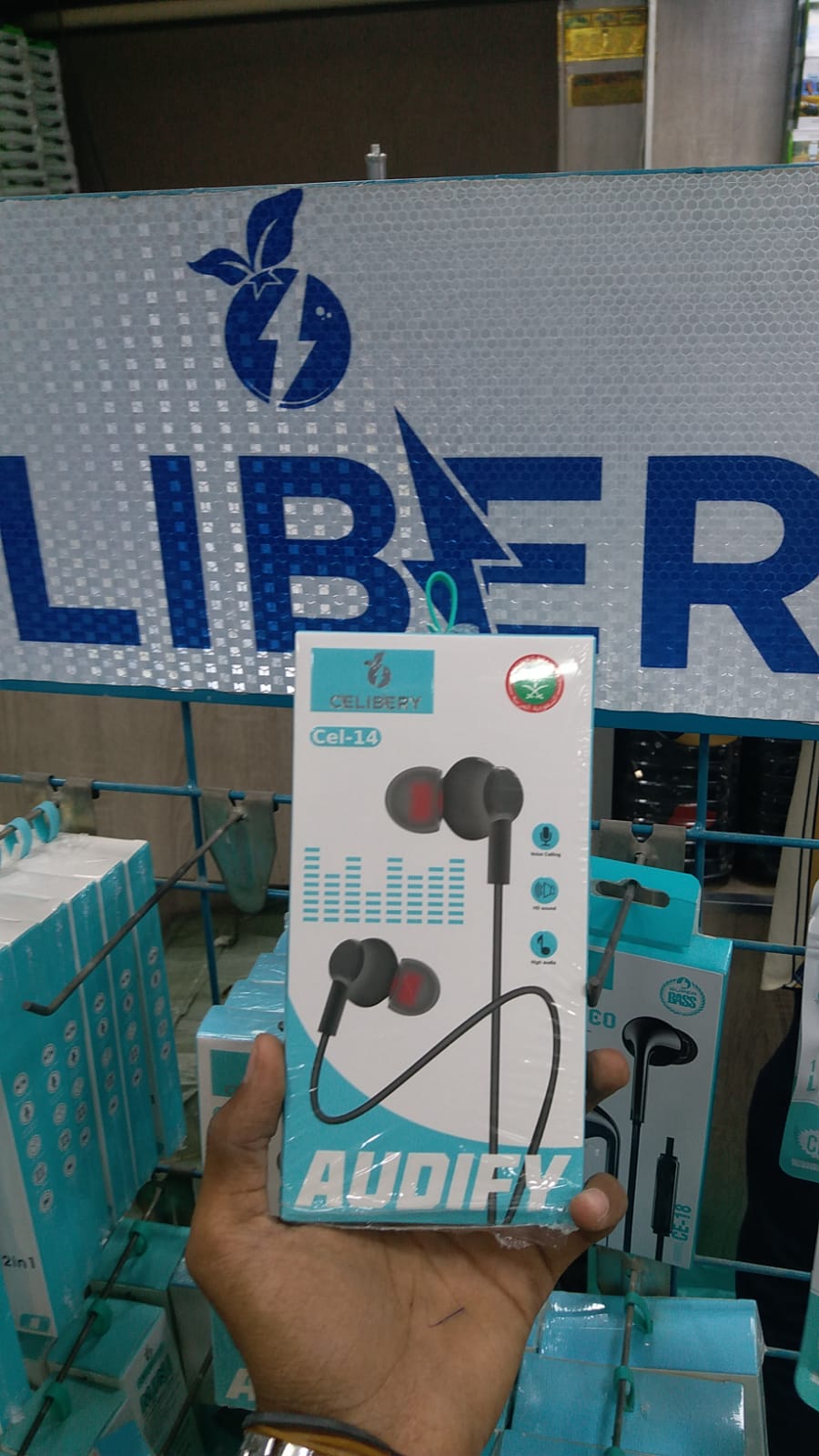 Celibery CEL-14 Audify Wired Earphones with Mic & High Bass - Win Bachat