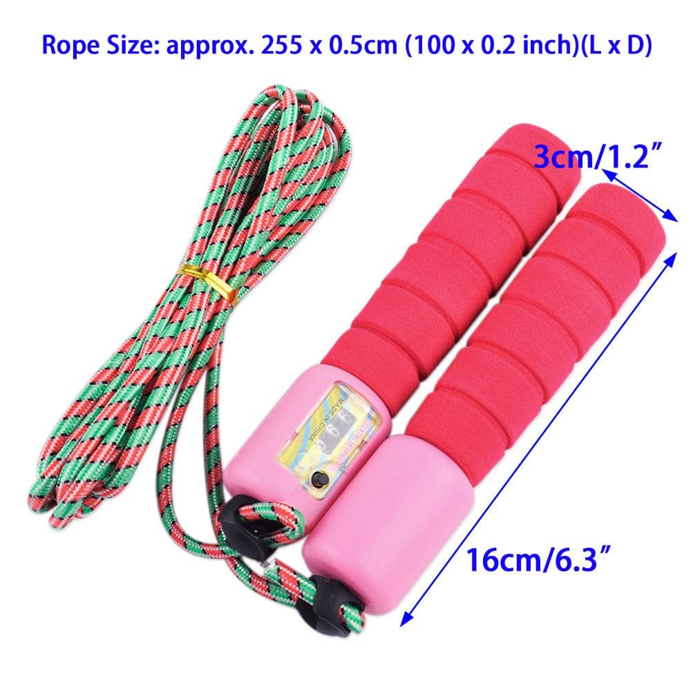 Adjustable Speed Jump Rope with Digital Counter - Win Bachat