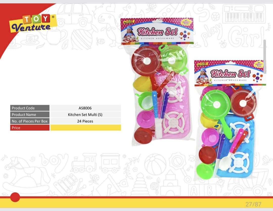 Multi-Color Mini Kitchen Set - AS8006 - Win Bachat