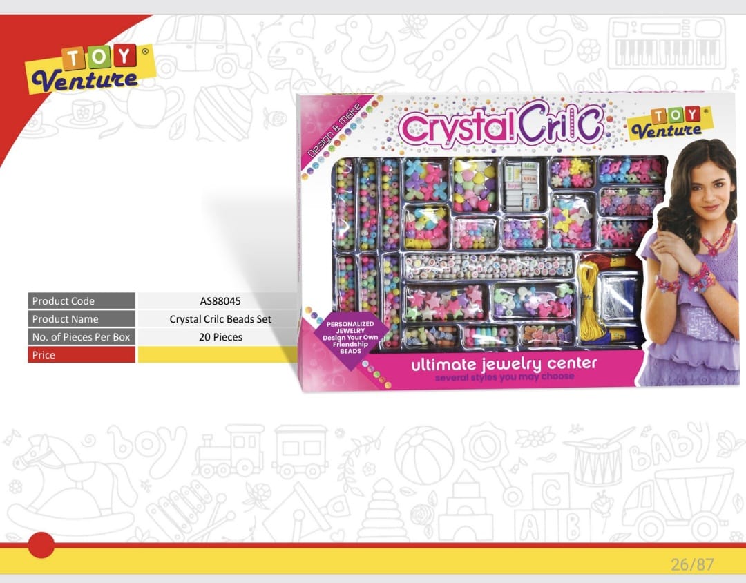 Crystal Circle DIY Beads & Jewelry Making Set - AS88045 - Win Bachat