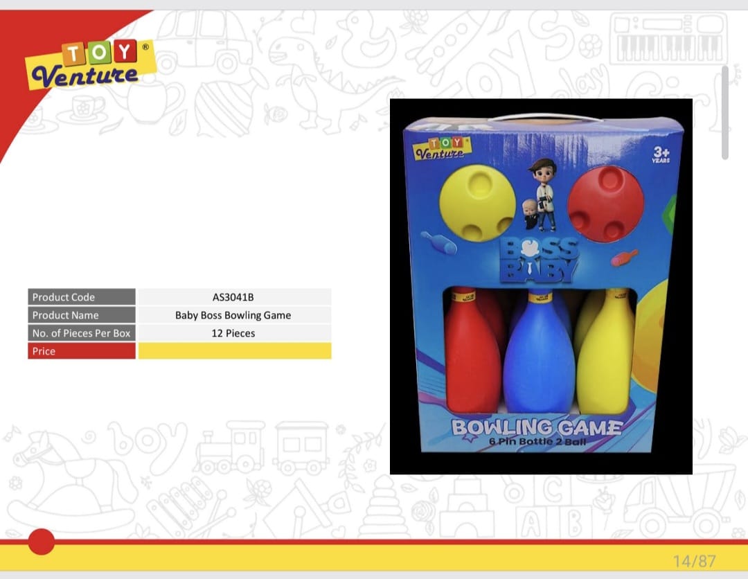 Baby Boss Kids Bowling Game - AS3041B - Win Bachat