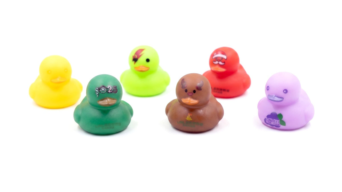 Colorful Mini Rubber Duck Toy - Assorted Designs - Win Bachat