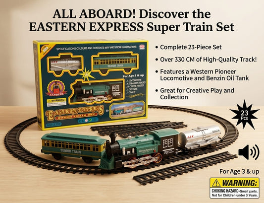 Eastern Express 23-Piece Electric Train Set - No. 2351 - Win Bachat