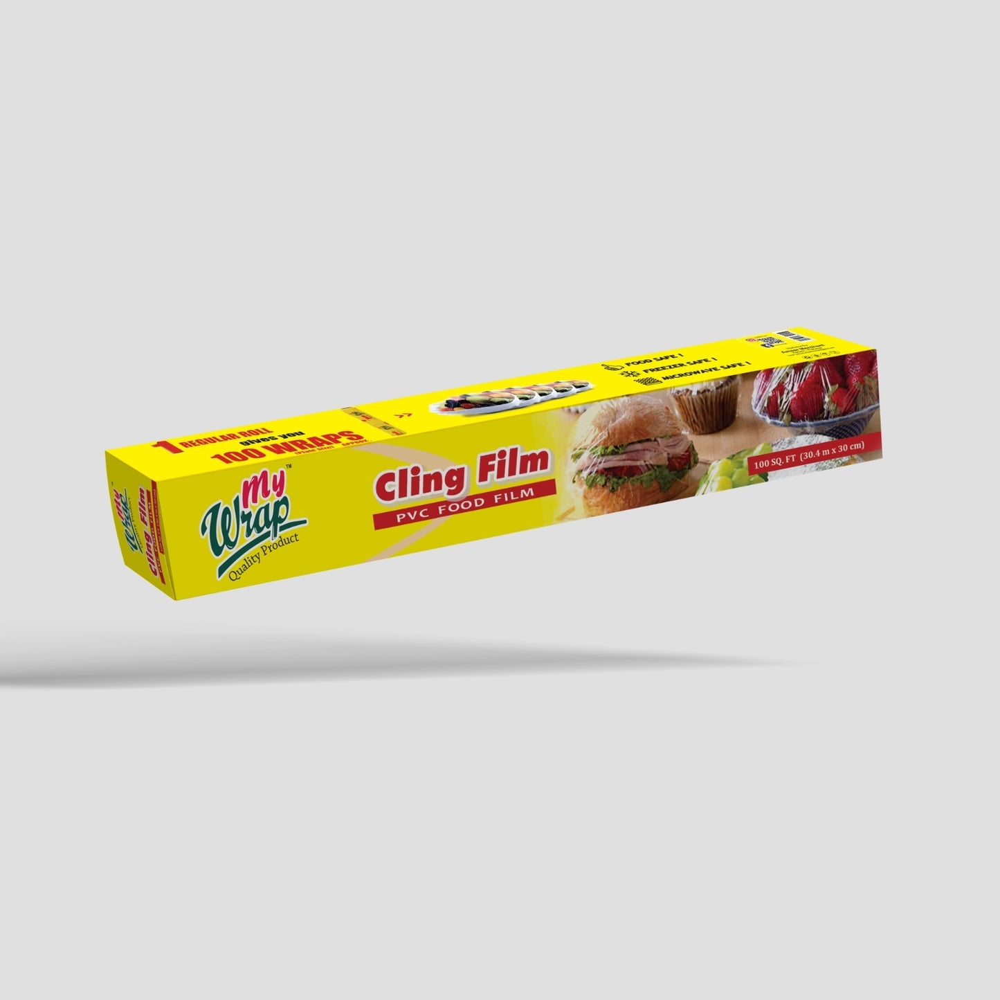 MY WRAP PVC CLING FLIM 30 CM HOUSE HOLD 100 SQ.FT
