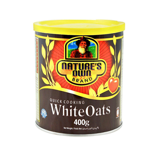 NATURES WHITE OATS TIN - 400 GM