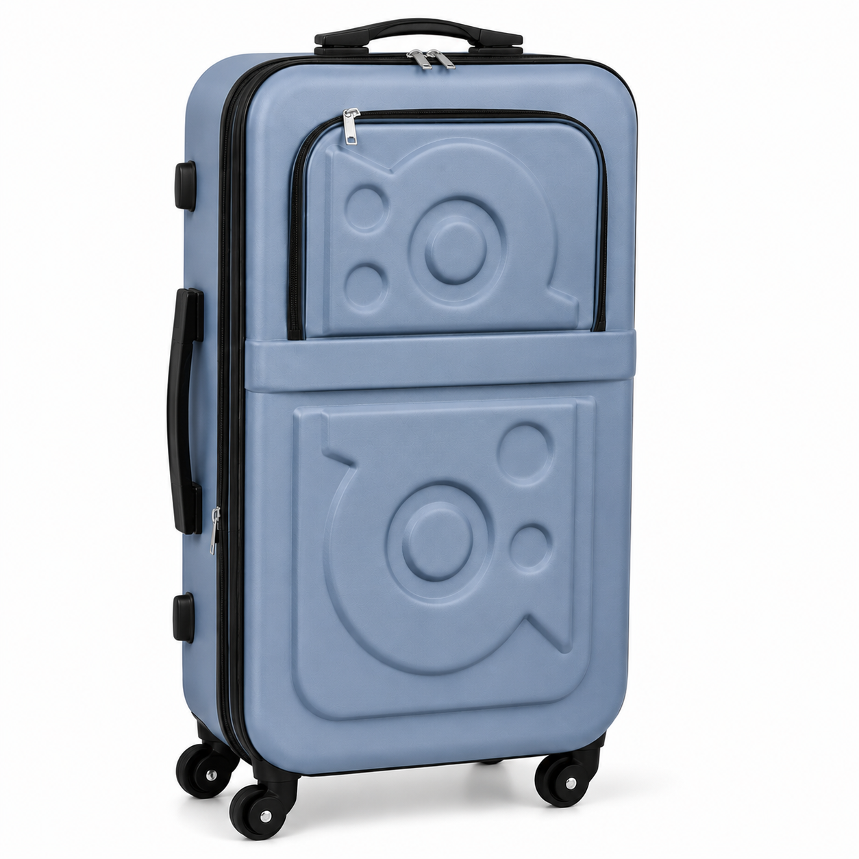 Suitcase With Out Trolly - Light Blue