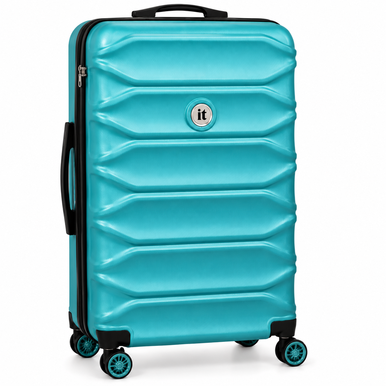 Travel Suitcase Hard Case Shockproof, Lightweight & 360 Spinner Wheels - Blue
