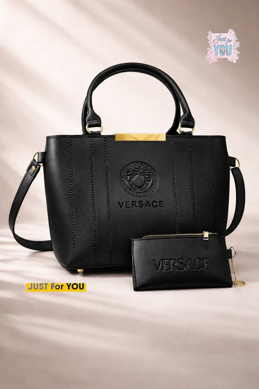 VERSACE 2 PC'S DOUBLE ZIPPER BAGS - HB007-1